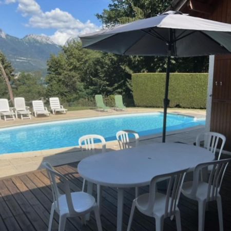 Villa Avec Piscine, Vue Lac Et Montagne Sévrier Екстериор снимка