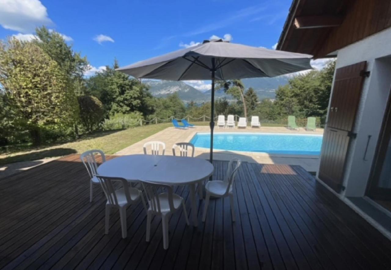 Villa Avec Piscine, Vue Lac Et Montagne Sévrier Екстериор снимка