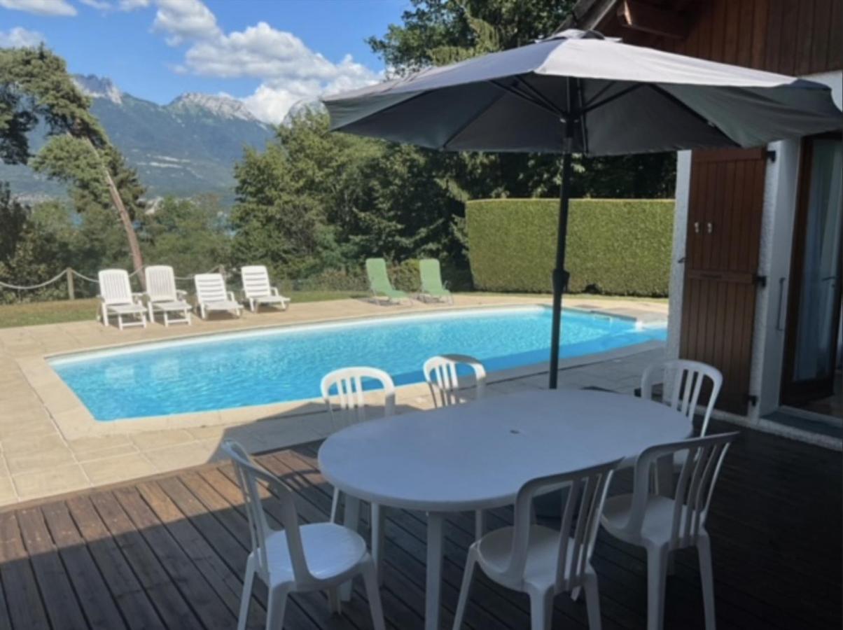 Villa Avec Piscine, Vue Lac Et Montagne Sévrier Екстериор снимка